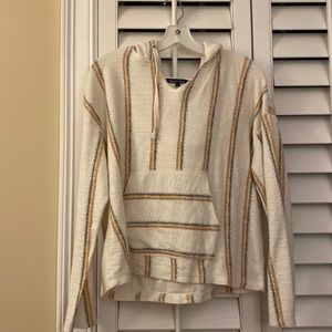 Light weight sweatshirt, great for a coverup in the summer